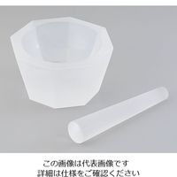 アズワン 石英ガラス製 乳鉢 φ80×φ100×35mm 乳棒付き 1-4221-05 1個（直送品）