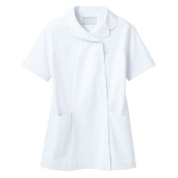 住商モンブラン ナースジャケット（半袖） 医療白衣 レディス 白 M 73-1782（直送品）