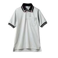 住商モンブラン ポロシャツ（男女兼用・半袖） グレー M 6662-90（直送品）