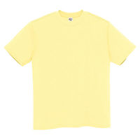 アイトス Tシャツ（男女兼用） ライトイエロー XL AZ-MT180-027 1セット(10枚入)（直送品）