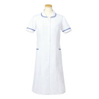 ヤギコーポレーション リゼルヴァ 医療白衣 半袖ナースワンピース レディス R4745 ブルー 3L 1枚（取寄品）