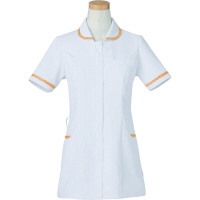 ヤギコーポレーション リゼルヴァ 医療白衣 半袖ナースジャケット レディス R8640 ライトブラウン M 1枚（取寄品）