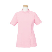 ヤギコーポレーション リゼルヴァ 医療白衣 半袖ケーシージャケット レディス R8746 ピンク LL 1枚（取寄品）