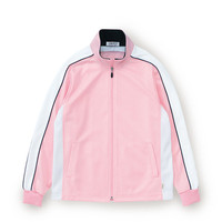 ヤギコーポレーション ユニフィット 介護ユニフォーム ニットジャケット ユニセックス UF2780 ピンク XS 1枚（取寄品）