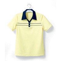 ヤギコーポレーション ユニフィット 介護ユニフォーム 半袖ポロシャツ ユニセックス UF8091 イエロー XL 1枚（取寄品）
