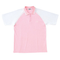 ヤギコーポレーション ユニフィット 介護ユニフォーム 半袖ポロシャツ ユニセックス UF8516 ピンク XS 1枚（取寄品）