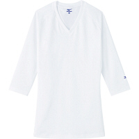 ミズノ ユナイト 医療白衣 アンダーウェア メンズ MZ0135 ホワイト S 1枚（取寄品）