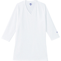 ミズノ ユナイト 医療白衣 アンダーウェア レディス MZ0134 ホワイト L 1枚（取寄品）