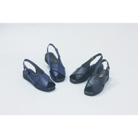 マリアンヌ製靴 ホール＆オフィスサンダル No.2290 ネイビー 21.0cm ナースサンダル 1足（取寄品）