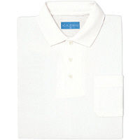 KAZEN（カゼン） ポロシャツ半袖 ホワイト S 237-20 1着（直送品）