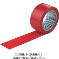 ダイヤテックス パイオラン 梱包用テープ 50mm×25m レッド K-10-RE 50MMX25M 1巻 356-4002（直送品）