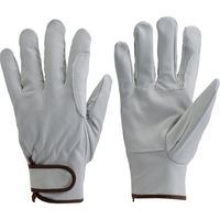 トラスコ中山 TRUSCO マジック式革手袋 当て付タイプ LLサイズ TYK-718LL 1双 359-9809（直送品）