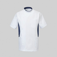 トンボメディカル メンズジャケット CM232 ホワイト S 医療白衣 1枚（取寄品）