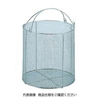 サンワ ステンレス丸型洗浄カゴ 小 SM-15 1個 505-7001（直送品）