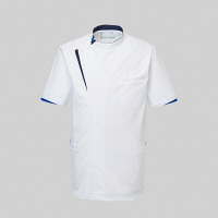トンボメディカル メンズジャケット CM231 ホワイト LL 医療白衣 1枚（取寄品）