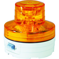 日動工業 日動 電池式LED回転灯ニコUFO 常時点灯タイプ 黄 NU-AY 1個(1台) 356-1321（直送品）