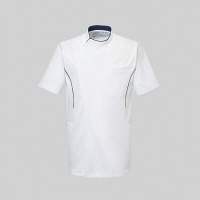 トンボ トンボメディカル メンズジャケット CM233 ホワイト L 医療白衣 1枚（取寄品）
