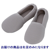あゆみ 介護靴 2024エスパドメッシュ グレーM（22.0-23.0cm）右足 室内用（取寄品）