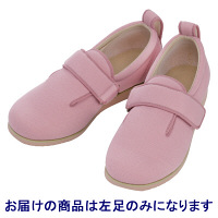 あゆみ 介護靴 7005ダブルマジックII 5E ピンク3L（25.0-25.5cm）左足 施設・院内用（取寄品）