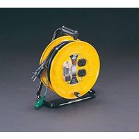 エスコ AC125V/15A/10m コードリール(漏電遮断器付 EA815A 1台(1個)（直送品）