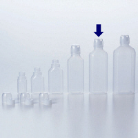 ケーエム化学 F型投薬瓶 ネジ式ノズル コップ付 （滅菌済） 300cc 6406 1箱（80本入）（取寄品）