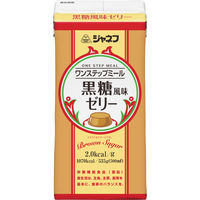 キューピー ジャネフ ワンステップミール 栄養調整ゼリー 535g 黒糖風味ゼリー 1箱（12個入）（取寄品）