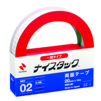 ニチバン 両面テープ ナイスタック 一般タイプ 幅20mm×10m NW-20 1セット（3巻：1巻×3）