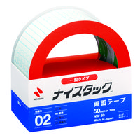 ニチバン 両面テープ ナイスタック 一般タイプ 幅50mm×10m NW-50 1セット（3巻：1巻×3）