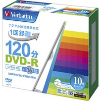 録画用DVD-R プラケース入 バーベイタム VHR12JP10V1 1パック（10枚入）