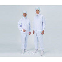 アズワン パンツ男性用 裾口ジャージタイプ 常温タイプ S ホワイト 1枚 2-8745-01（直送品）