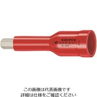 エスコ 3/8”DRx 6mm [INHEX]ビットソケット(絶縁) EA640LK-6 1個（直送品）