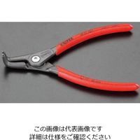 エスコ 85ー140mm軸用精密スナップリングプライヤー90 ゚ EA590BK-4 1個（直送品）