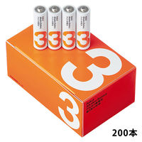 乾電池　単3形　アルカリ乾電池　北欧パッケージ　アスクルオリジナル