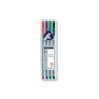 ステッドラー　トリプラス ファインライナー 細書きペン　4色セット　334 SB4　1セット（4色セット×10セット）　（取寄品）