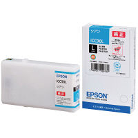 エプソン（EPSON） 純正インク ICC90L シアン（大容量） IC90シリーズ 1個