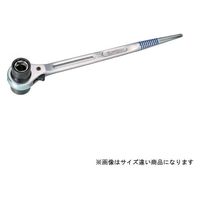 スーパーツール 両口タイプ 4サイズラチェットレンチ スライド穴付 RNF2 1丁 364-8346（直送品）