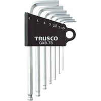 トラスコ中山 TRUSCO ボールポイント六角棒レンチセット 7本組 GXB-7S 1セット 125-2348（直送品）