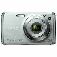 ソニー　デジタルスチルカメラ　CyberShot（サイバーショット）　Wシリーズ　シルバー　DSC-W220　S