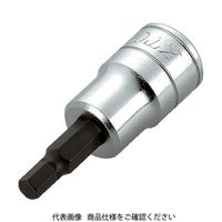 京都機械工具 KTC 9.5sq.ショートヘキサゴンビットソケット 対辺寸法5mm 差込角9.5mm 全長50mm BT3-05S 1個（直送品）