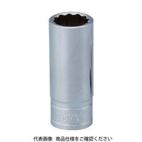 京都機械工具 KTC 9.5sq.セミディープソケット(十二角)8mm B3M-08W 1個 373-1961（直送品）