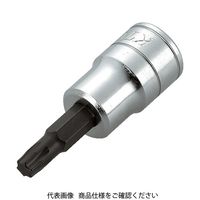 京都機械工具 KTC ヘックスローブソケット 9.5sq.ショートT型トルクスビットソケット T40 先端寸法6.60mm BT3-T40S 1個（直送品）