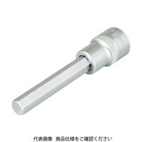 TONE ロングヘキサゴンソケット 対辺寸法12mm 全長100mm 4H-12L 1個 356-6463（直送品）