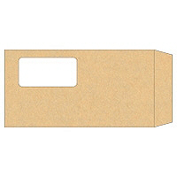 ヒサゴ　窓つき封筒クラフト　MF06　（取寄品）