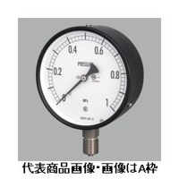 長野計器 普通形圧力計（屋内・耐食用）φ100 埋込形 AE15-133-4MPA 1個（直送品）