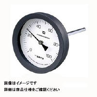 佐藤計量器製作所 バイメタル温度計 BMーTー100P (0/200°C、 L=50mm、 R(PT) 1/2) 2080-22 1個（直送品）