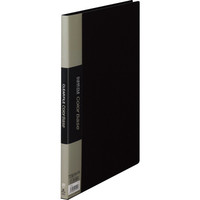 キングジム　クリアーファイル　カラーベース　Ａ４タテ　２０ポケット　背幅１４ｍｍ　黒　１３２Ｃクロ　１０冊