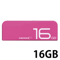 スライド式USB2.0メモリー 16GB ピンク