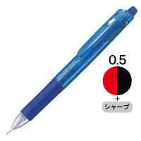 ゲルインク多機能ボールペン サラサ2+S 青軸 2色+シャープ SJ2-BL ゼブラ