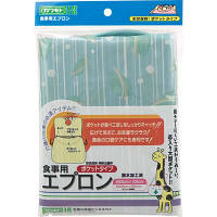 ポラミー食事エプロン ポケットタイプ L ブルー 039-100140-00 1セット（5枚入） 川本産業 食事用エプロン（取寄品）