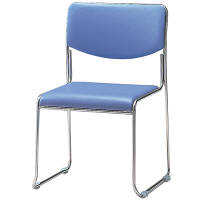 【軒先渡し】サンケイ　会議椅子　ブルー　CM331-CX　1箱（4脚入）　（直送品）